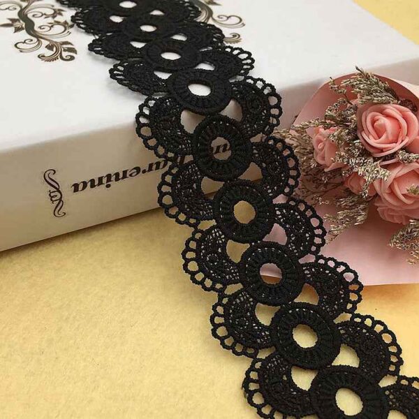 5.5CM Wide Milk Silk Water-Soluble Lace Trim 15 Yards