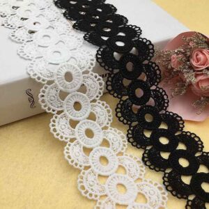 5.5CM Wide Milk Silk Water-Soluble Lace Trim 15 Yards