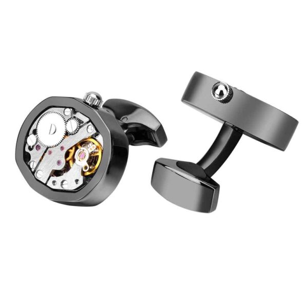 Men's Mechanical Watch Movement Cufflinks