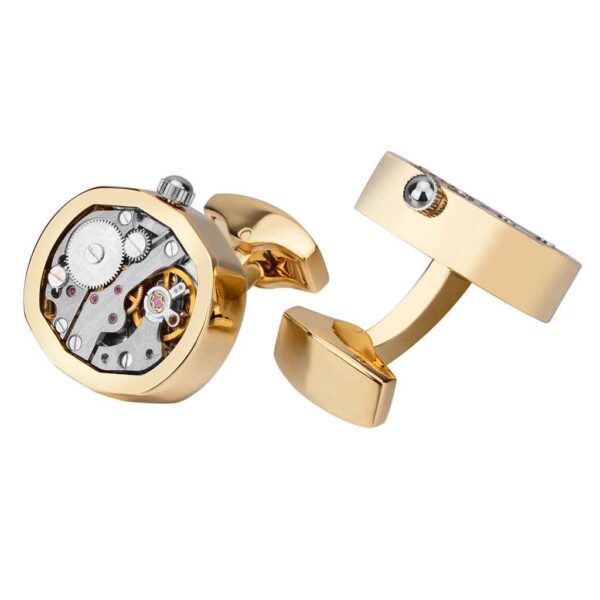 Men's Mechanical Watch Movement Cufflinks