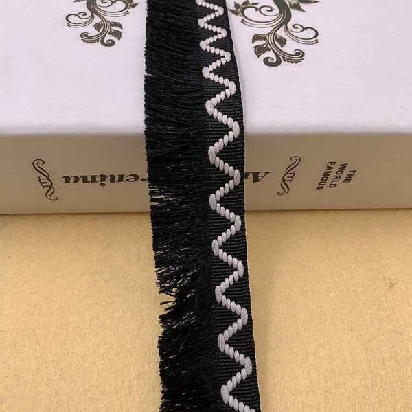 3CM Wide Wavy Fringe Lace Trim DIY Clothing Embellishment 10 Yards