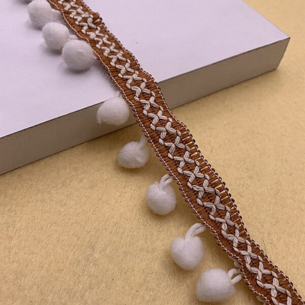 1.5cm Pom-Pom Trim for Clothing & Home Décor – 10 Yards - Image 14