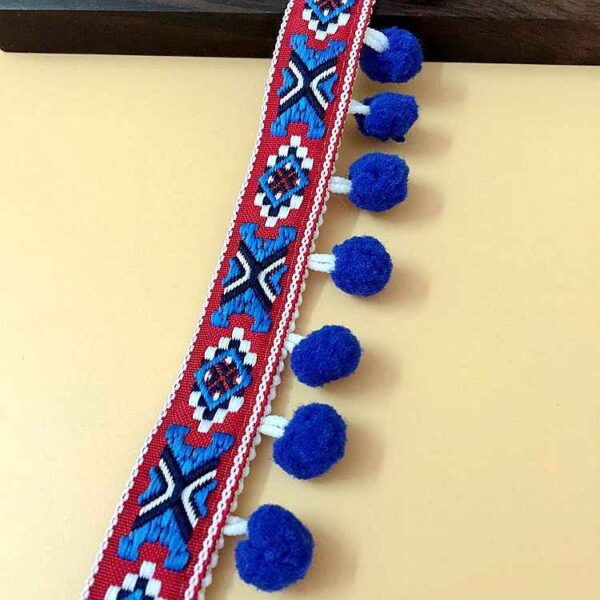 1.5cm Pom-Pom Trim for Clothing & Home Décor – 10 Yards