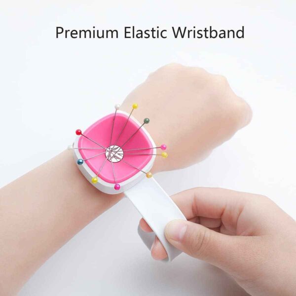 3 Pack Magnetic Wrist Pin Cushion for Sewing Pins