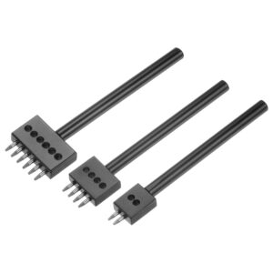 2/4/6 Prong Leather Prong Punch Tool 4mm/5mm/6mm for Leather Craft