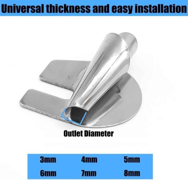 8Pcs Universal Sewing Rolled Hemmer Foot - [3-10mm]