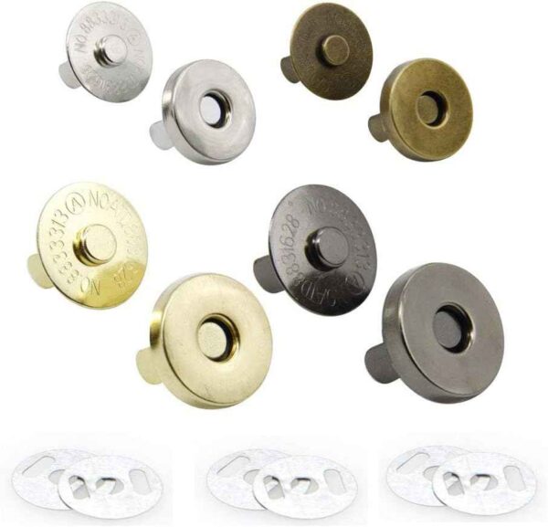18MM Magnetic Snap Button Fastener Clasps for Sewing 40 Sets