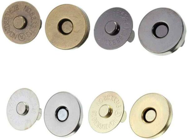 18MM Magnetic Snap Button Fastener Clasps for Sewing 40 Sets