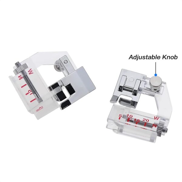 2PCS Adjustable Tap Bias Binder Presser Foot - Image 3