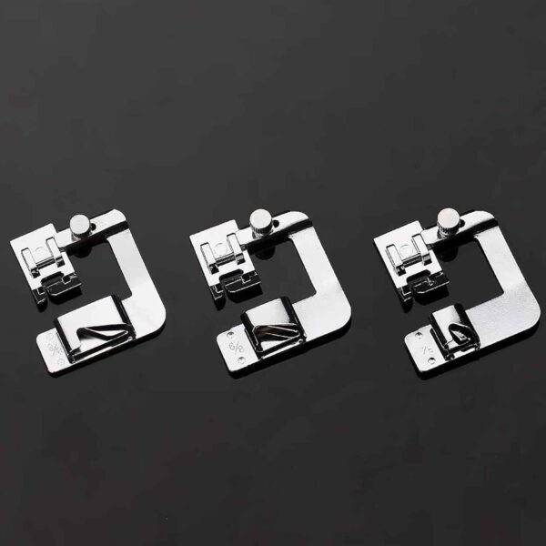 3 Sizes Wide Rolled Hem Pressure Foot Sewing Machine Presser Foot