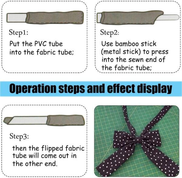 8pcs Quick Turn Fabric & That Purple Thang Sewing Tools Set - Image 5