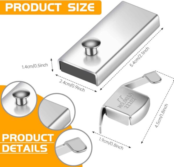 4 Pieces Sewing Magnetic Seam Guide for Sewing Machine