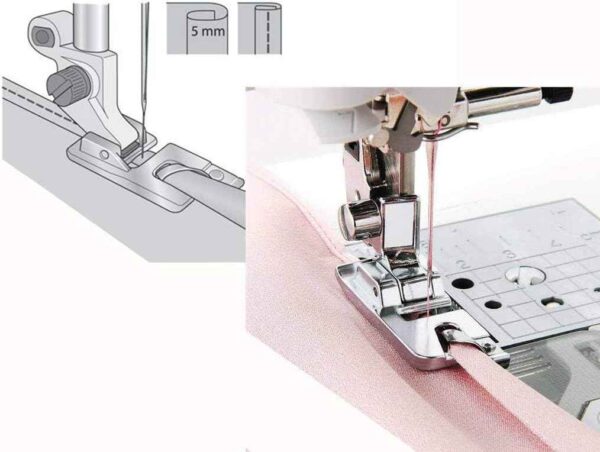 Sewing Hemming Set 6Pcs Wide Narrow Rolled Hem Presser Feet