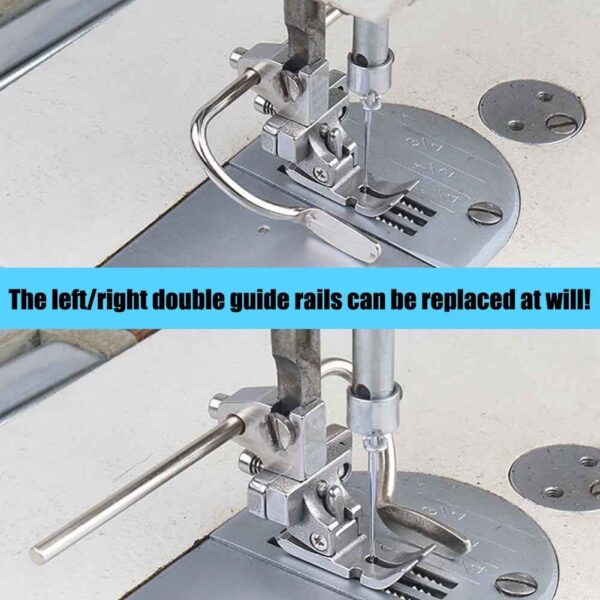 6in1 Adjustable Left Right Shirring Gathering Positioning Presser Foot