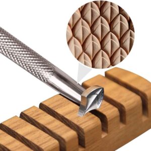 Leather Craft Stamping Tool,Dragon Scale with 304 Stainless Steel L213