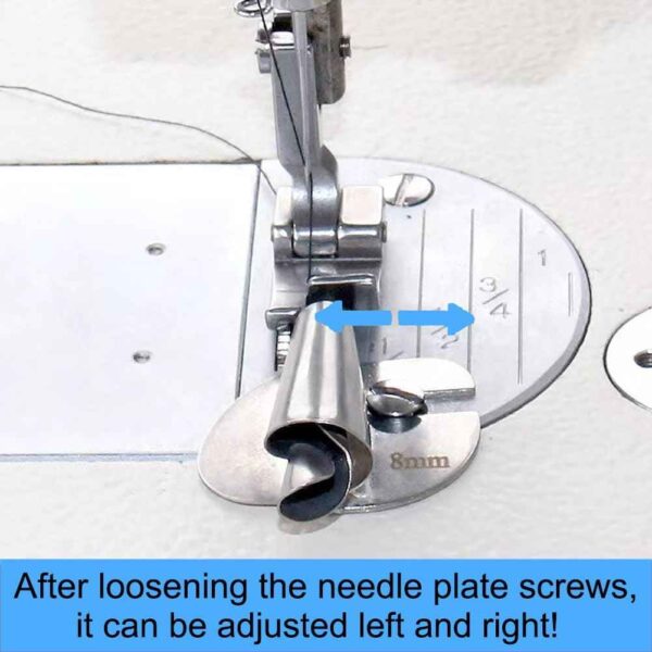 8Pcs Universal Sewing Rolled Hemmer Foot - [3-10mm]