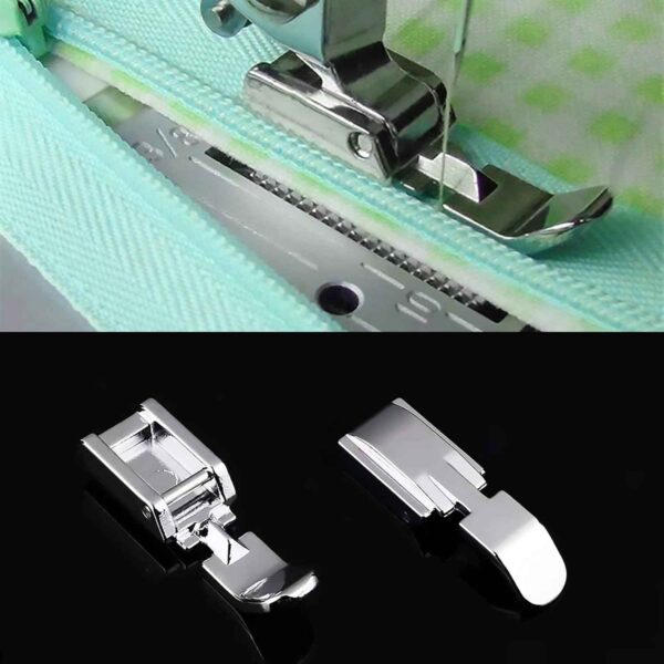 4 Pieces Invisible Concealed Narrow Zipper Presser Foot