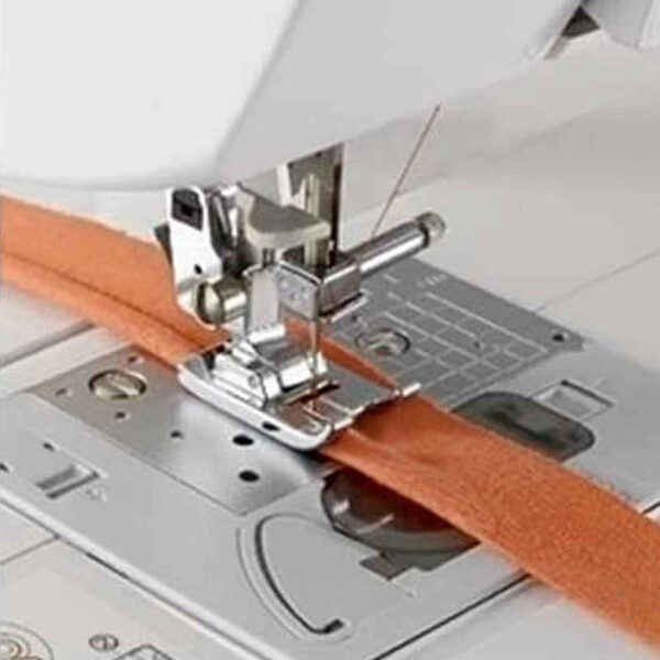 4Pcs 7mm Double Piping Presser Foot for All Low Shank Singer