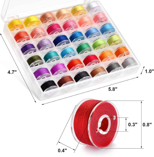 72pcs Sewing Thread kit, 36 Colors Sewing Machine Threads