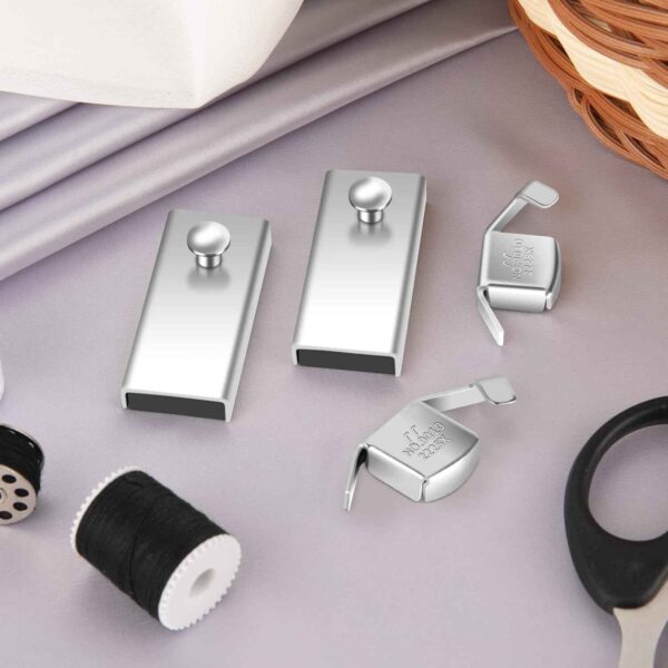 4 Pieces Sewing Magnetic Seam Guide for Sewing Machine