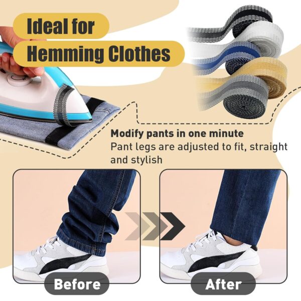 22 Yards Iron-on Instant Hem Tape for Pants - Image 7