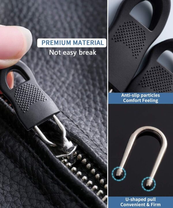 40pcs Universal Zipper Replacement Kit Removable Pulls - Image 5