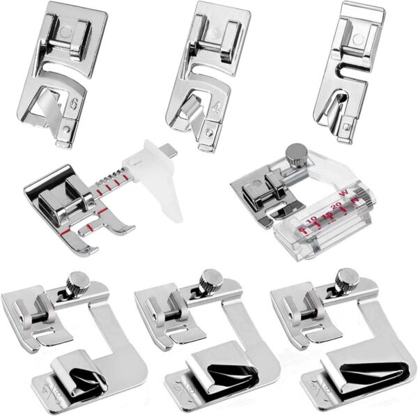 8pcs Sewing Machine Presser Foot Set for Brother Singer Janome