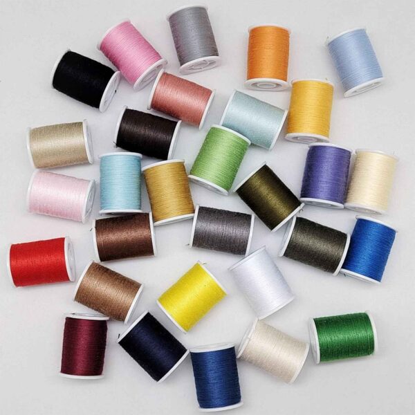 Polyester Sewing Thread Set - 30 Assorted Colors, 50 Yards
