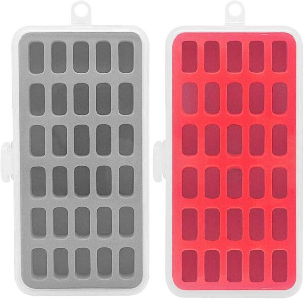 2PCS Plastic Bobbin Storage Case Bobbin Boxes Thread Organizer