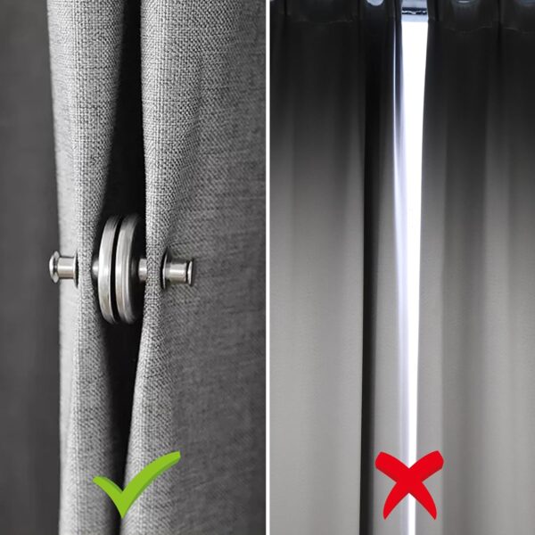 20 Pairs Curtain Magnets Magnetic Curtain Clips Buttons - Image 4