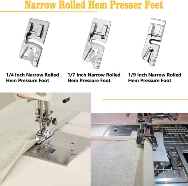8pcs Sewing Machine Presser Foot Set for Brother Singer Janome