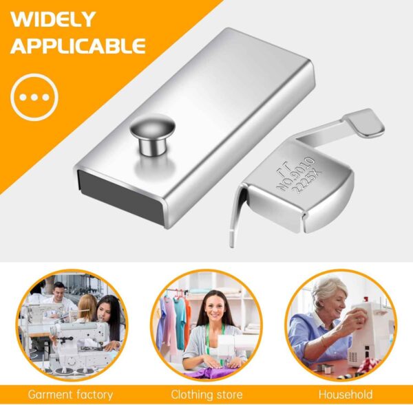 4 Pieces Sewing Magnetic Seam Guide for Sewing Machine