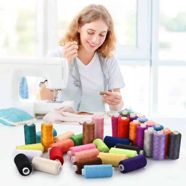 72pcs Sewing Thread kit, 36 Colors Sewing Machine Threads