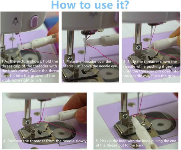 6 Pieces Sewing Machine Quick Automatic Needle Threader