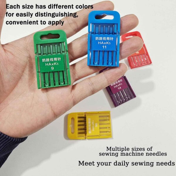 25PCS Sewing Machine Needles for Singer Brother Janome Pfaff