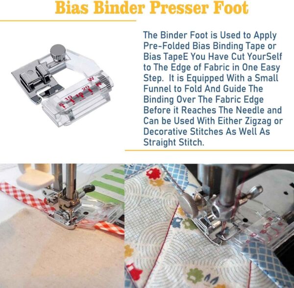 8pcs Sewing Machine Presser Foot Set for Brother Singer Janome
