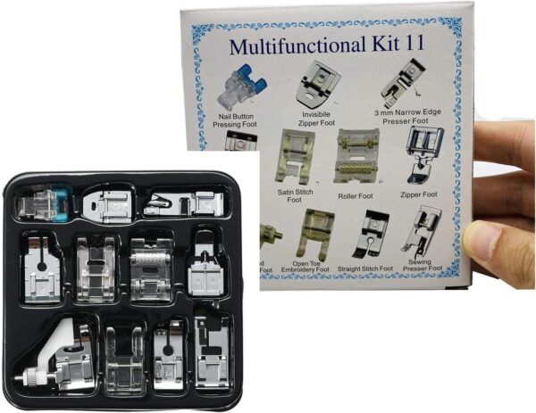 Presser Feet Multifunctional Kit 11  Snap On Sewing Machine - Image 6