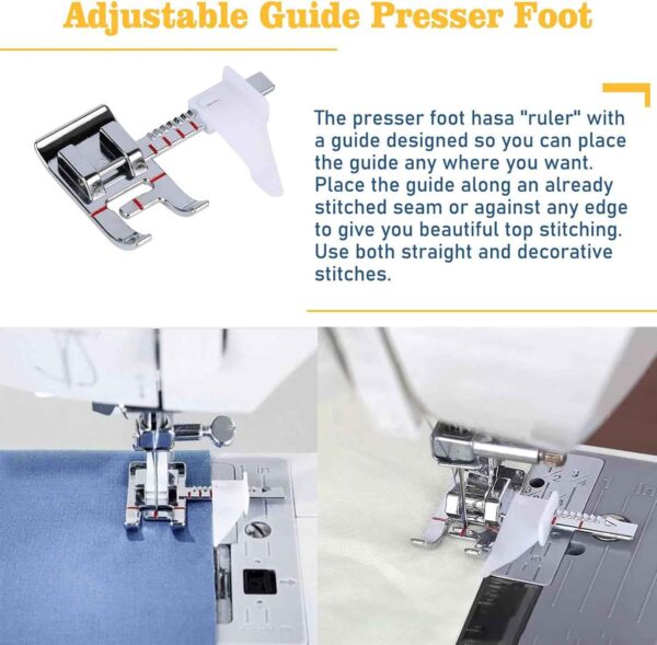 8pcs Sewing Machine Presser Foot Set for Brother Singer Janome