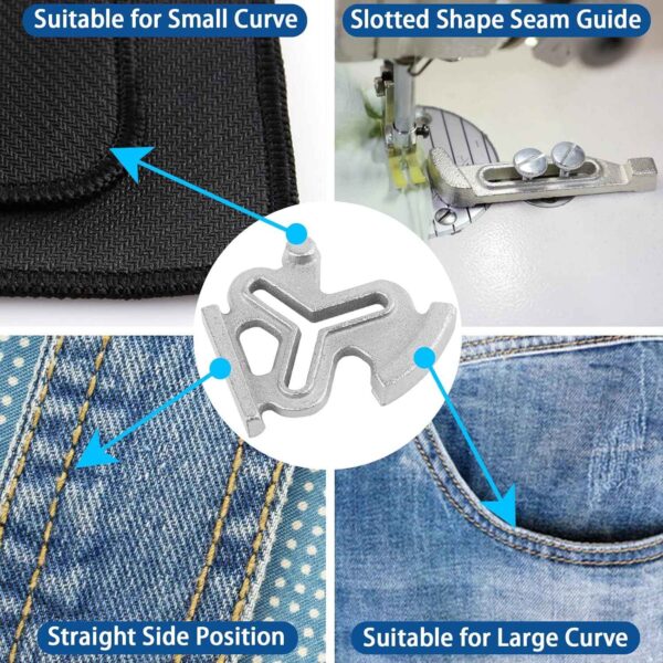 Magnetic Seam Guide,Plum Blossom Positioning Gauge for Sewing Machine