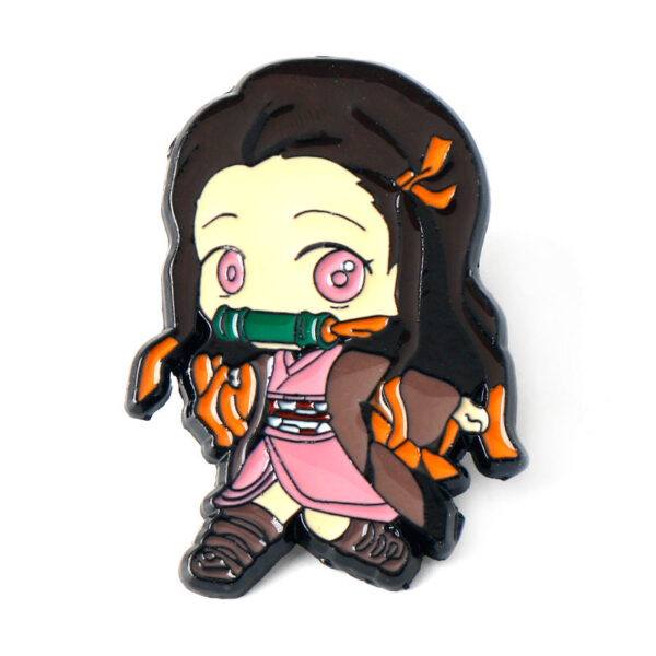 Demon Slayer Kimetsu no Yaiba Metal Brooch Pin 6 Set - Image 7