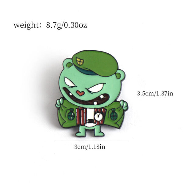 Happy Tree Friends Enamel Pin - A Whimsical Collectible 4 Pack - Image 3