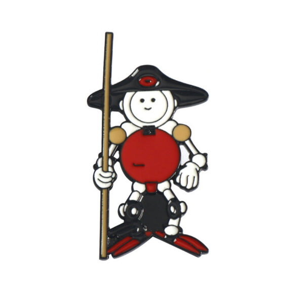 My Goddess Ban Pei RX Sentinel Little Brother Brooch Pin 2PCS