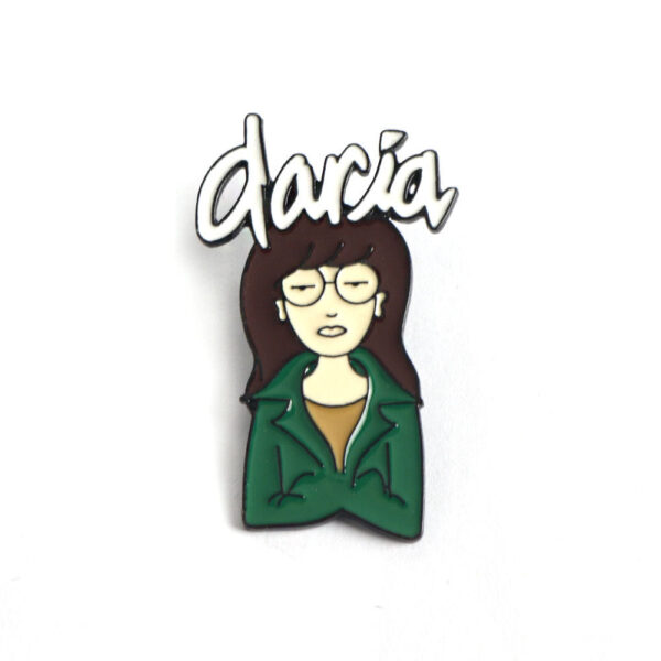 Daria Metal Badge - Sick Sad World Enamel Pin 2PCS