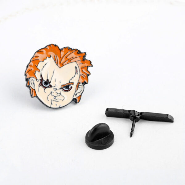 Chucky Knife Enamel Metal Brooch Pin 2 Pack - Image 2