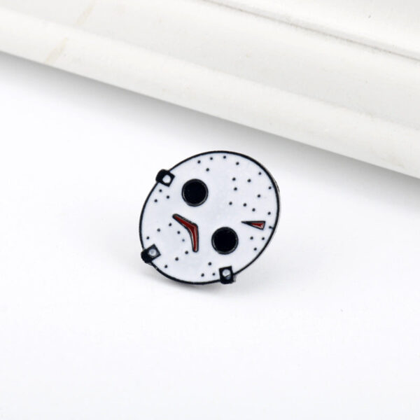 Friday the 13th Jason Mask Enamel Metal Pin 6PCS