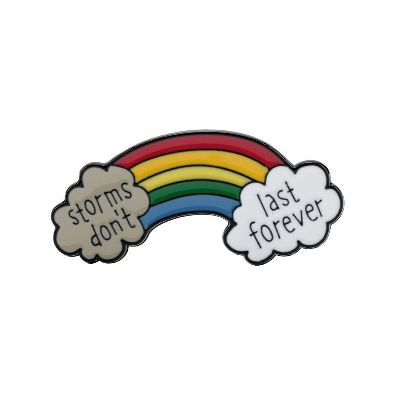 Rainbow Bridge Metal Brooch 7PCS Set - Image 7