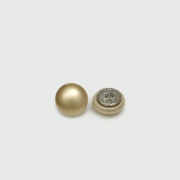10mm Oblate Pearl Buttons with Silver Loop for Shirts Dresses 20pcs - Image 4