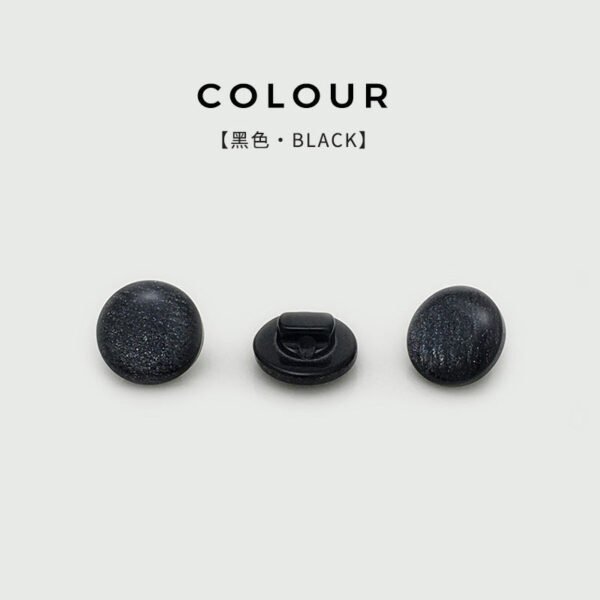 11mm Round Resin Pearlized Shirt Buttons with Shank 100pcs - Image 5