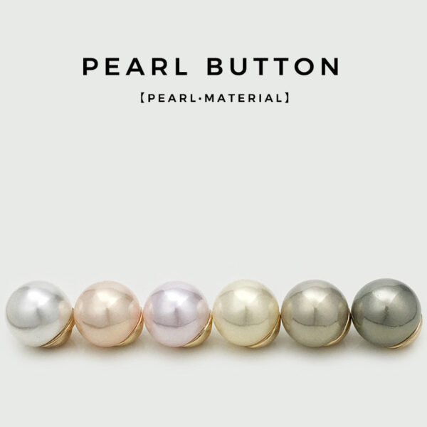 10mm-20mm Highlight Pearl Metal Buttons Concealed Hole 20pcs - Image 2