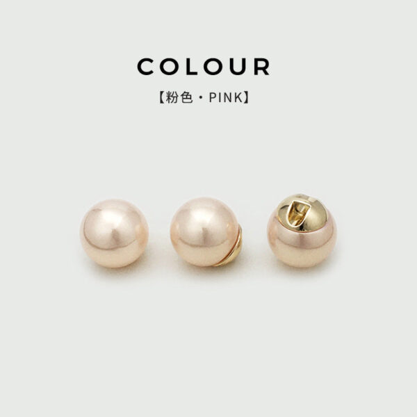 10mm-20mm Highlight Pearl Metal Buttons Concealed Hole 20pcs - Image 5